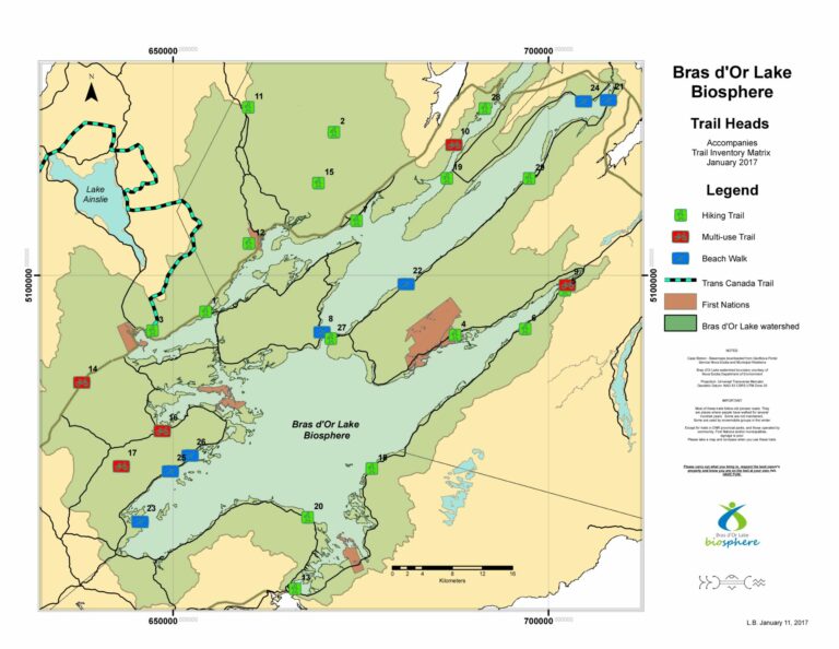 Walking around the Bras d'Or Lake – Biosphere Region